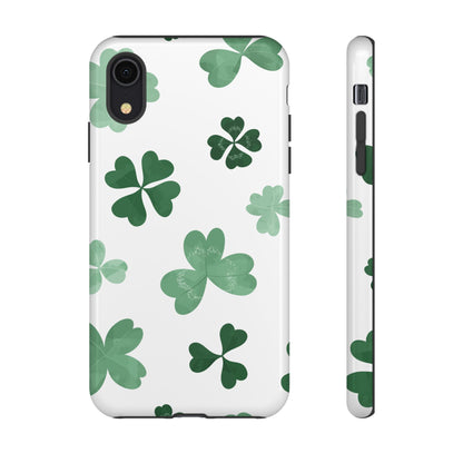 Shamrock Tough Phone Case — St. Patrick’s Day Clover Protective Cover