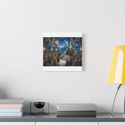 Fantasy Royal Coronation Canvas Art - Matte Stretched Wall Decor