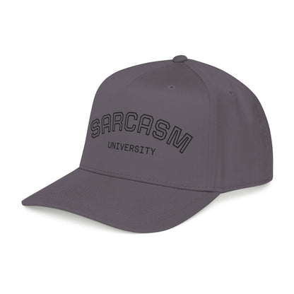 Sarcasm University Baseball Cap — Funny Embroidered Mid-Profile Hat