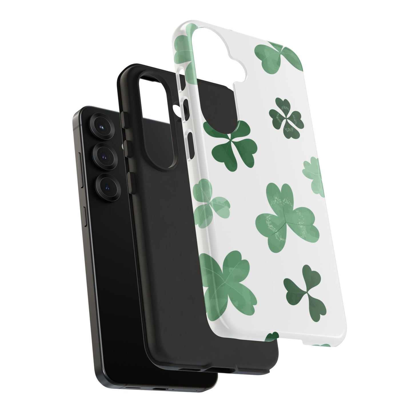 Shamrock Tough Phone Case — St. Patrick’s Day Clover Protective Cover