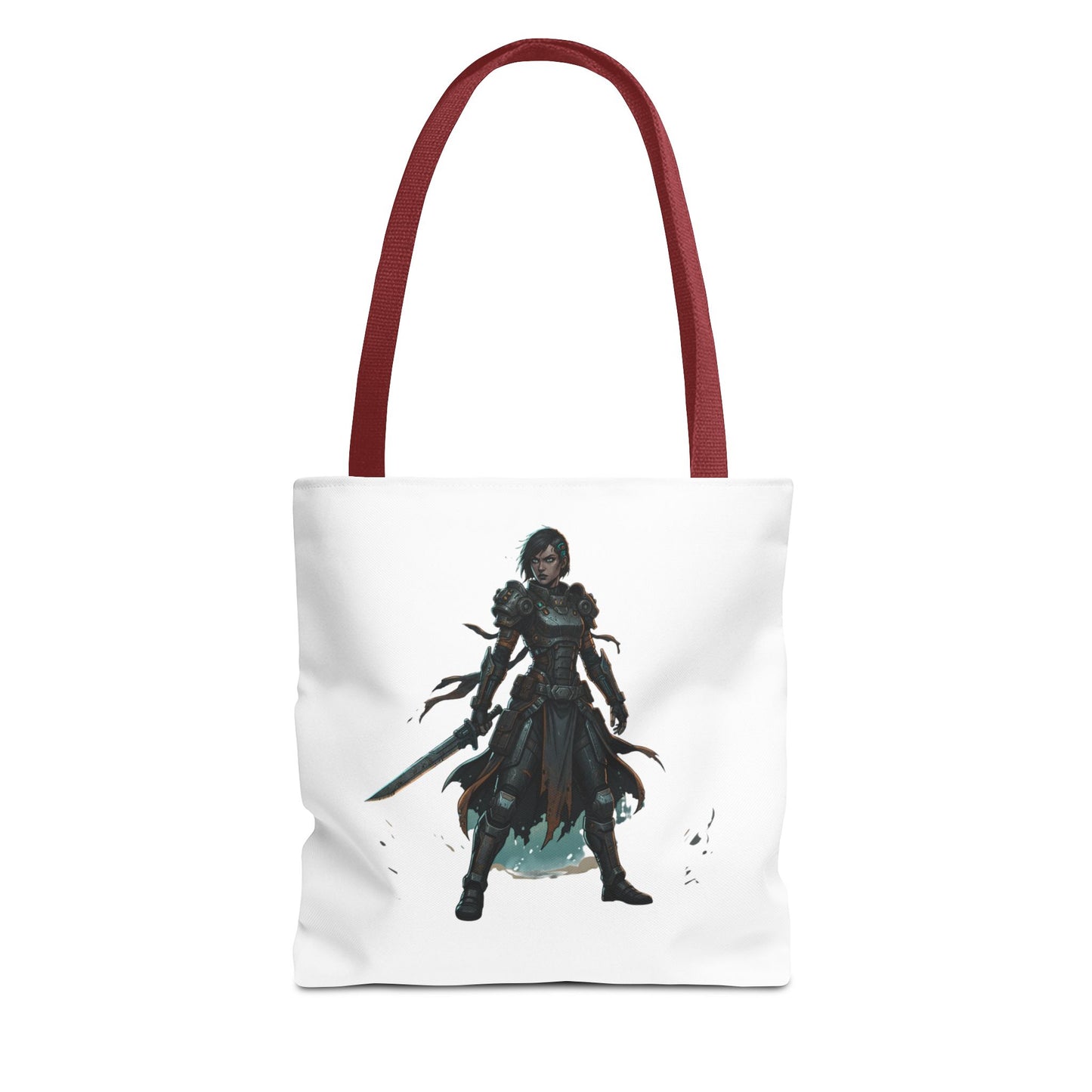 Rogue Warrior Tote Bag – Dark Fantasy Assassin Illustration