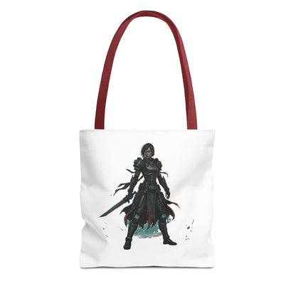 Rogue Warrior Tote Bag – Dark Fantasy Assassin Illustration