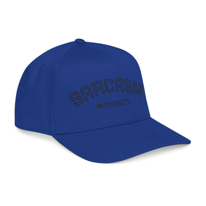 Sarcasm University Baseball Cap — Funny Embroidered Mid-Profile Hat
