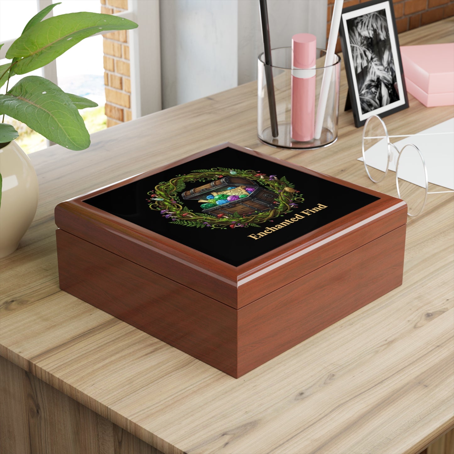 Jewelry Box - Enchanted Find Treasure Chest Keepsake Box