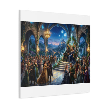 Fantasy Royal Coronation Canvas Art - Matte Stretched Wall Decor