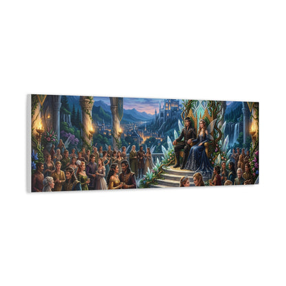 Fantasy Royal Coronation Canvas Art - Matte Stretched Wall Decor