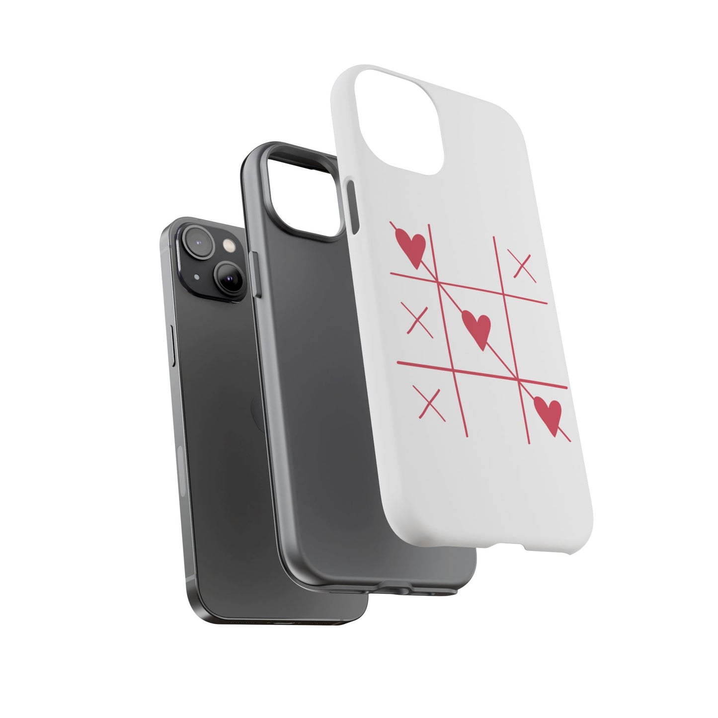 Phone Case - Tic Tac Love Heart Design (Valentine’s Day Gift)