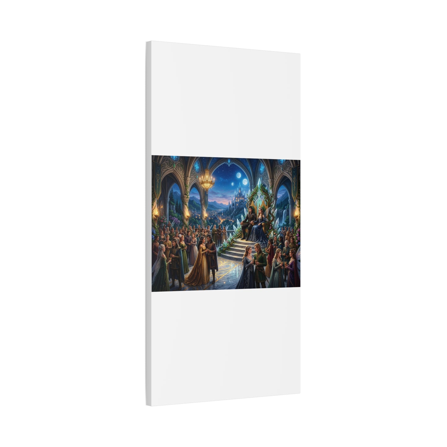 Fantasy Royal Coronation Canvas Art - Matte Stretched Wall Decor