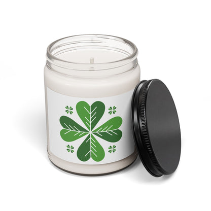 Soy Candle — Green Clover Floral Scented 9oz (St. Patrick’s Day)