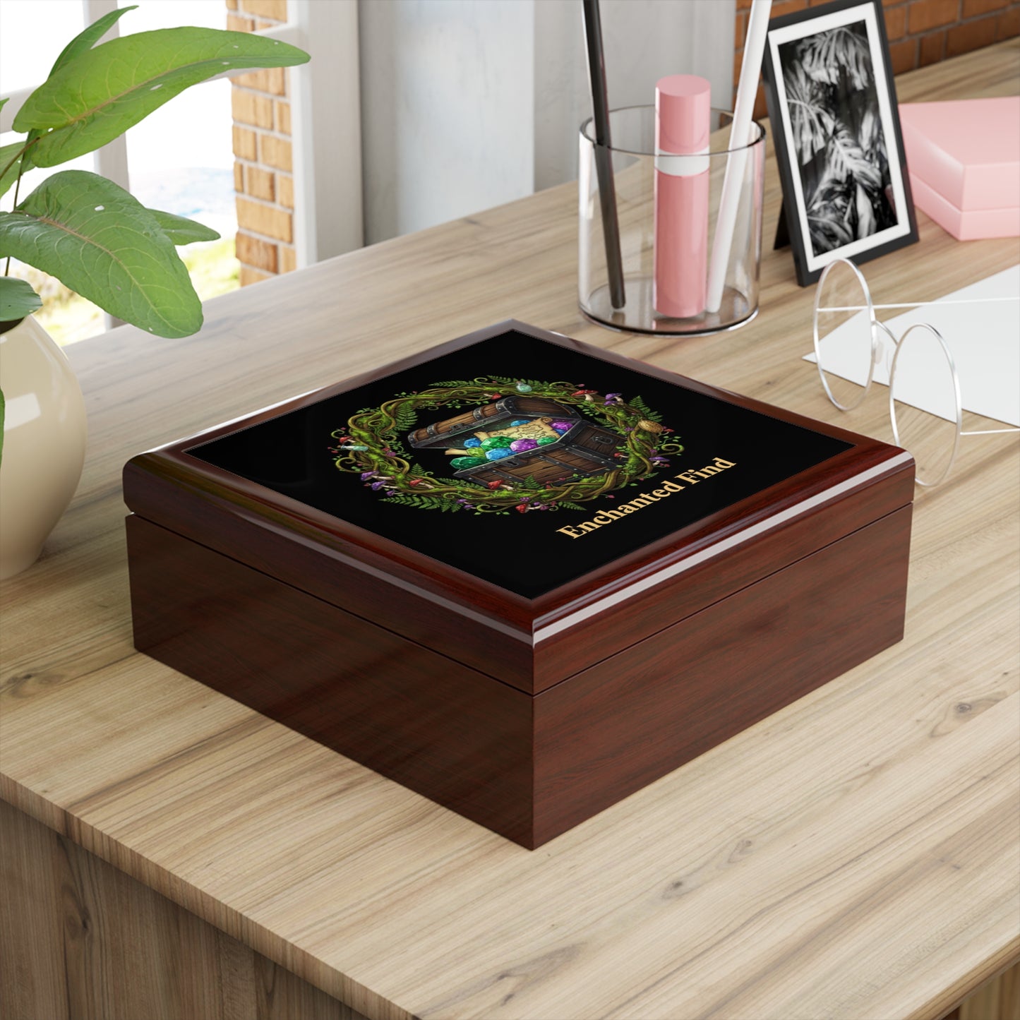 Jewelry Box - Enchanted Find Treasure Chest Keepsake Box