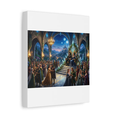 Fantasy Royal Coronation Canvas Art - Matte Stretched Wall Decor