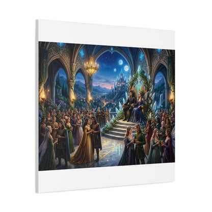 Fantasy Royal Coronation Canvas Art - Matte Stretched Wall Decor
