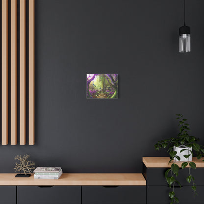 Enchanted Fairy Forest Canvas Wall Art — Magical Woodland Pathway