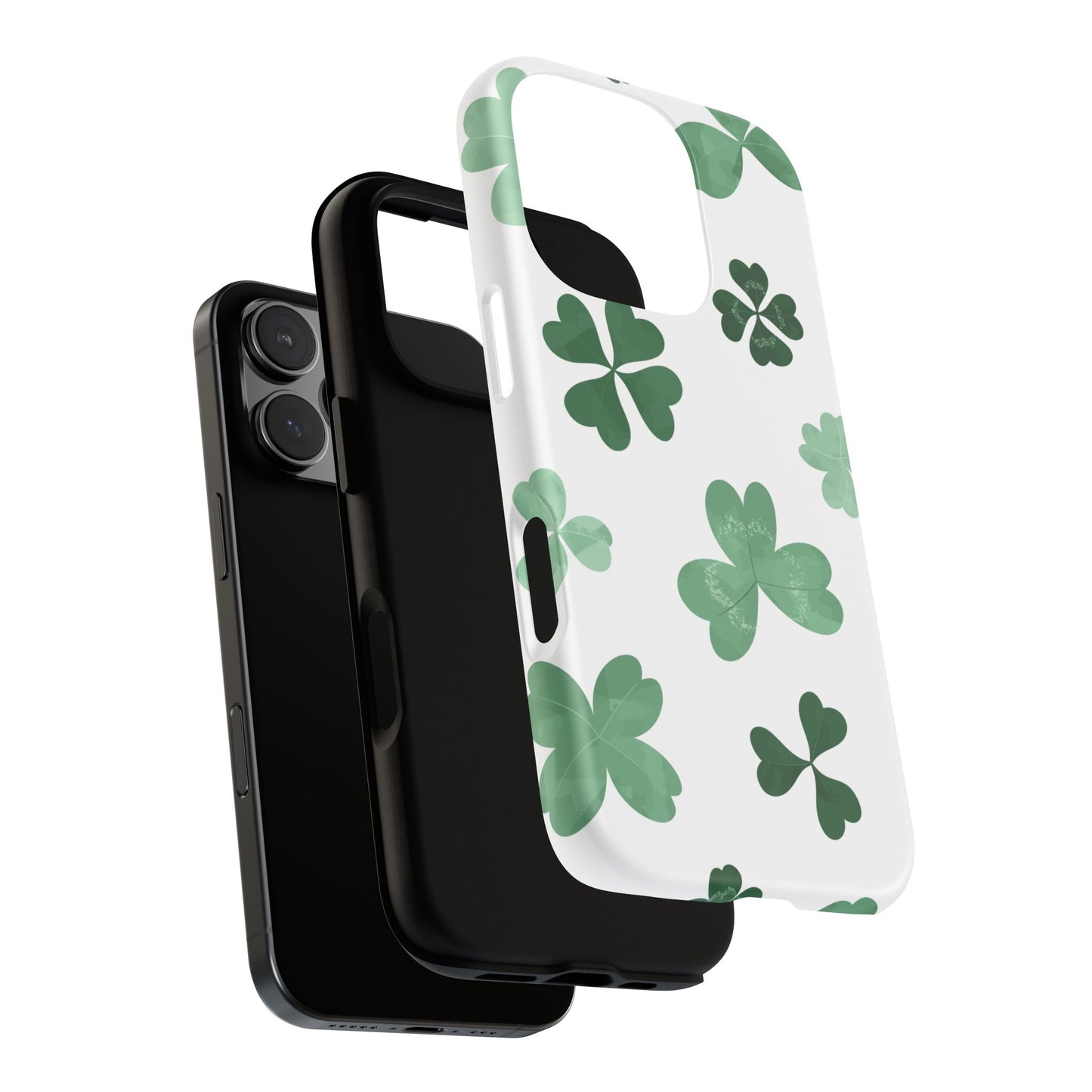 Shamrock Tough Phone Case — St. Patrick’s Day Clover Protective Cover
