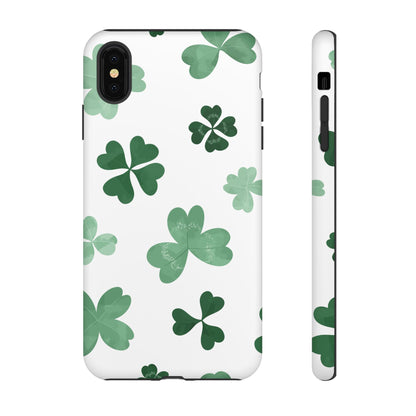 Shamrock Tough Phone Case — St. Patrick’s Day Clover Protective Cover