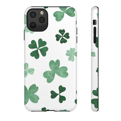 Shamrock Tough Phone Case — St. Patrick’s Day Clover Protective Cover