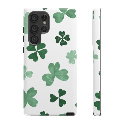 Shamrock Tough Phone Case — St. Patrick’s Day Clover Protective Cover