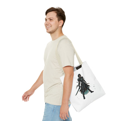 Rogue Warrior Tote Bag – Dark Fantasy Assassin Illustration