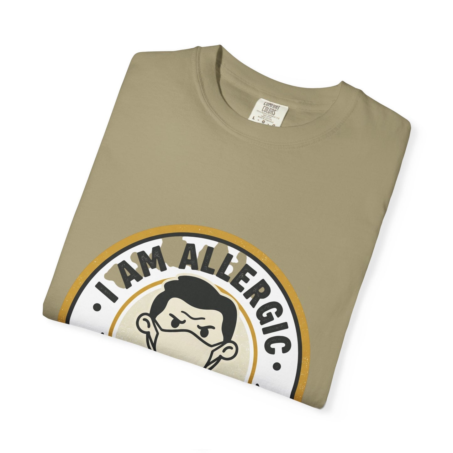 I Am Allergic To People T-Shirt — Funny Anti-Social Graphic Tee