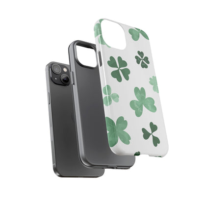 Shamrock Tough Phone Case — St. Patrick’s Day Clover Protective Cover