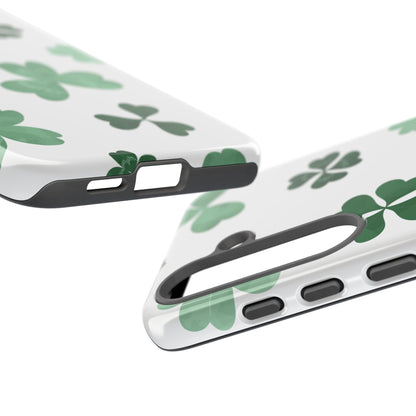 Shamrock Tough Phone Case — St. Patrick’s Day Clover Protective Cover