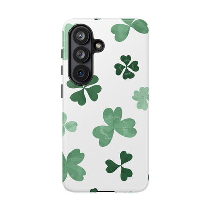 Shamrock Tough Phone Case — St. Patrick’s Day Clover Protective Cover