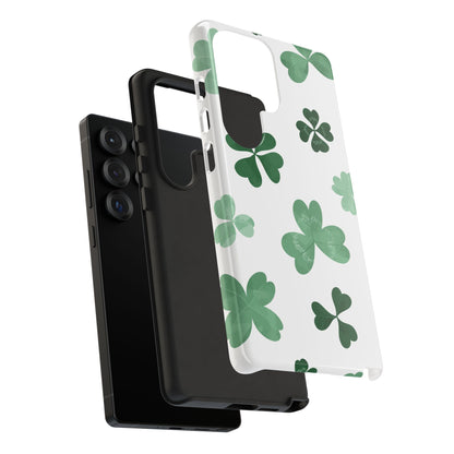 Shamrock Tough Phone Case — St. Patrick’s Day Clover Protective Cover