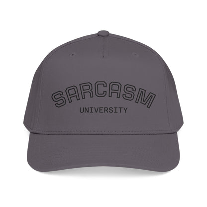 Sarcasm University Baseball Cap — Funny Embroidered Mid-Profile Hat