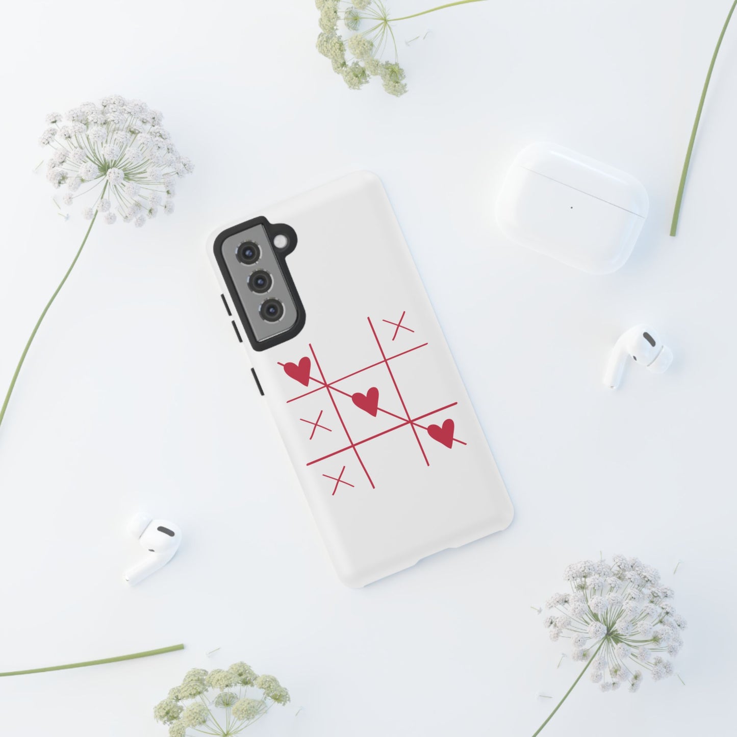 Phone Case - Tic Tac Love Heart Design (Valentine’s Day Gift)