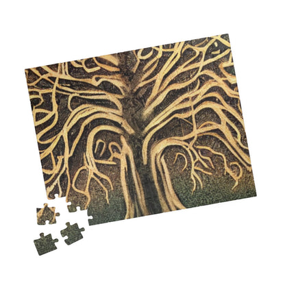 Tree of Life Jigsaw Puzzle — Intricate Root & Branch Art (110–1014 pcs)