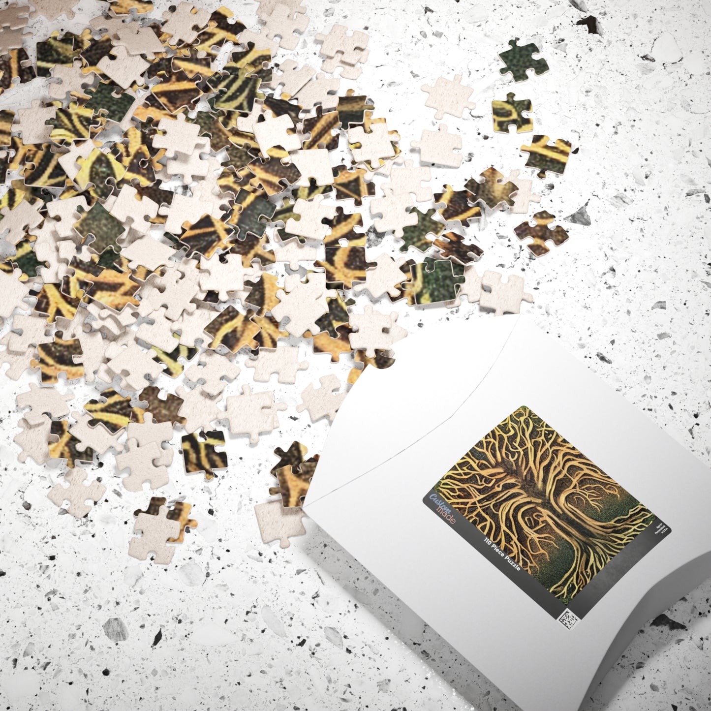 Tree of Life Jigsaw Puzzle — Intricate Root & Branch Art (110–1014 pcs)