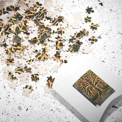 Tree of Life Jigsaw Puzzle — Intricate Root & Branch Art (110–1014 pcs)
