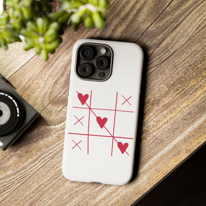 Phone Case - Tic Tac Love Heart Design (Valentine’s Day Gift)