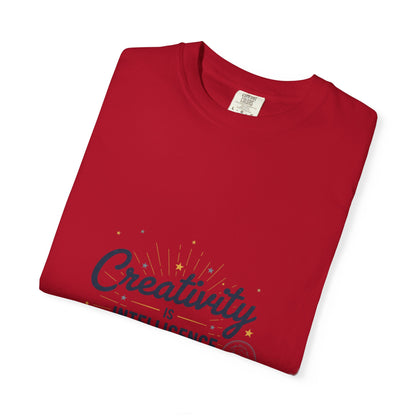 Creativity Is Intelligence T-Shirt — Inspirational Albert Einstein Quote Tee