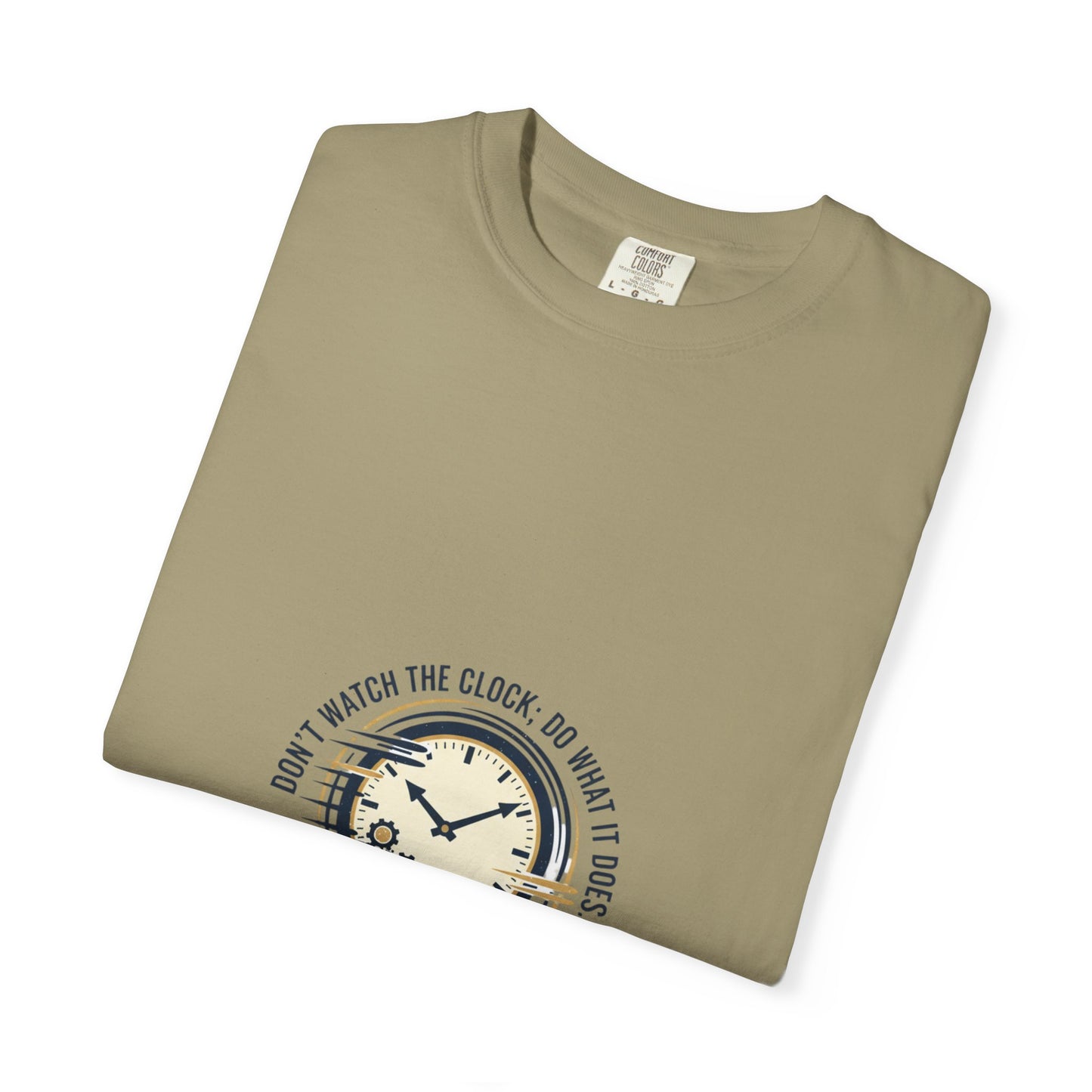 Keep Going Clock Graphic T-Shirt — Inspirational Quote Tee