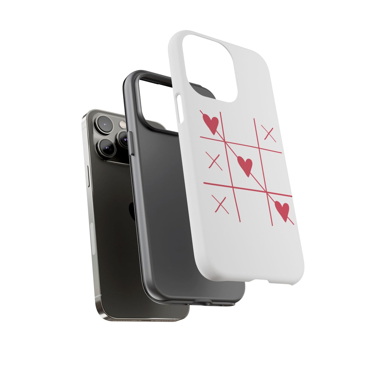 Phone Case - Tic Tac Love Heart Design (Valentine’s Day Gift)