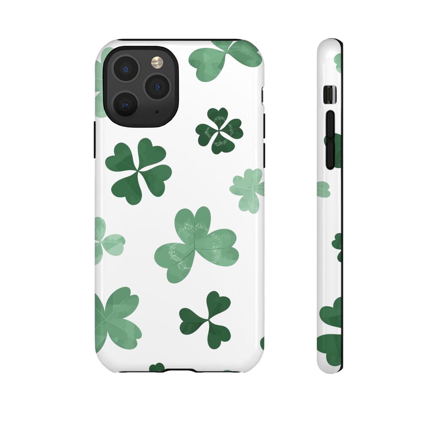Shamrock Tough Phone Case — St. Patrick’s Day Clover Protective Cover