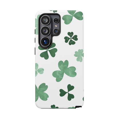 Shamrock Tough Phone Case — St. Patrick’s Day Clover Protective Cover