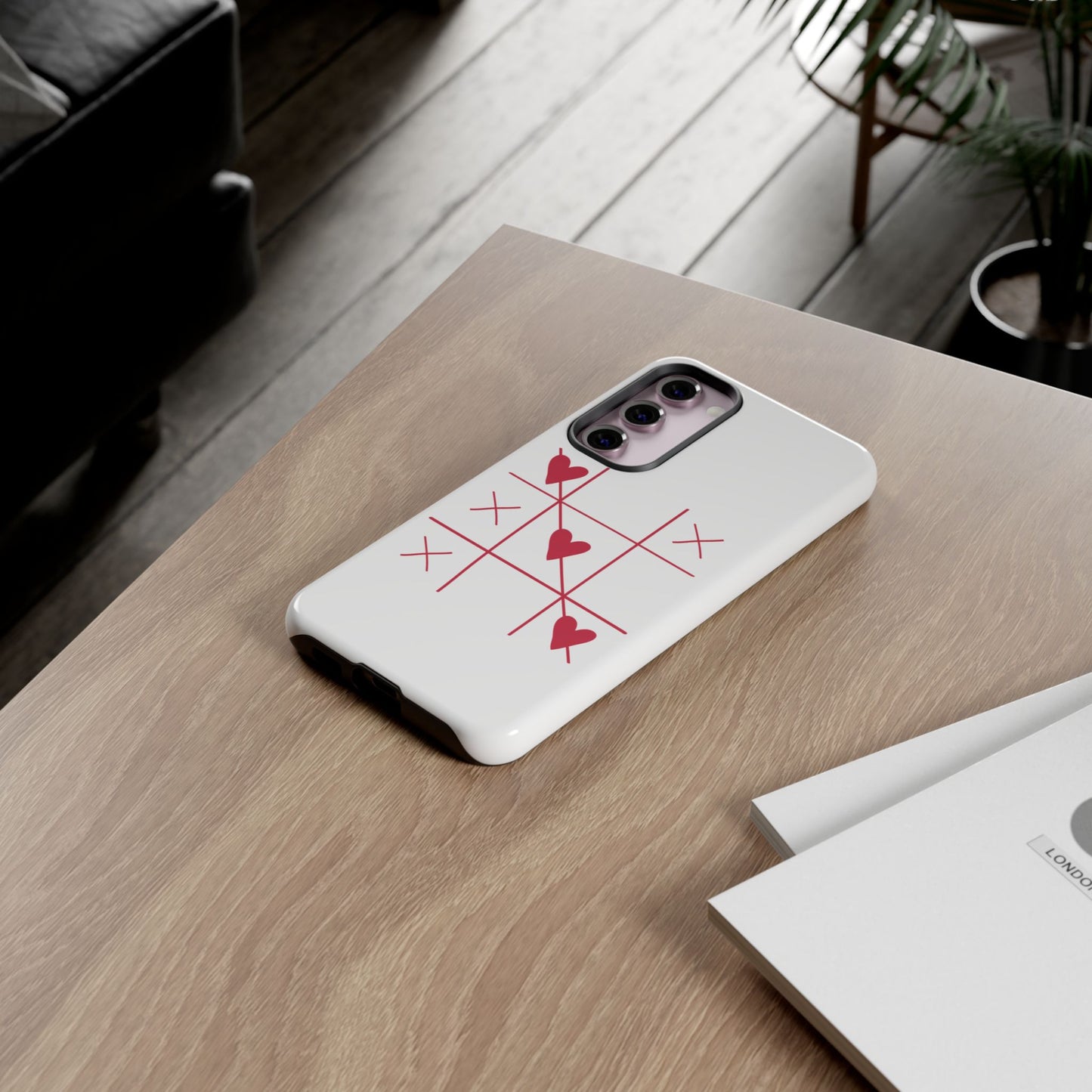 Phone Case - Tic Tac Love Heart Design (Valentine’s Day Gift)