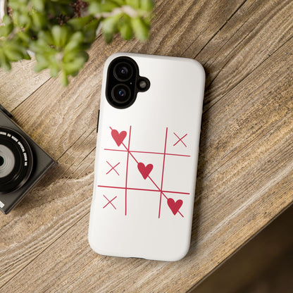 Phone Case - Tic Tac Love Heart Design (Valentine’s Day Gift)