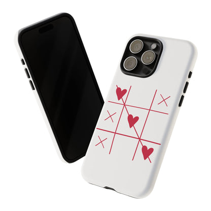 Phone Case - Tic Tac Love Heart Design (Valentine’s Day Gift)