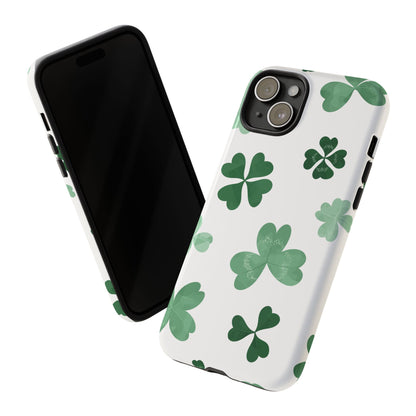 Shamrock Tough Phone Case — St. Patrick’s Day Clover Protective Cover