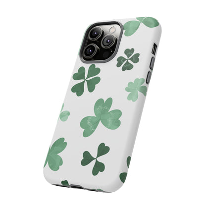 Shamrock Tough Phone Case — St. Patrick’s Day Clover Protective Cover