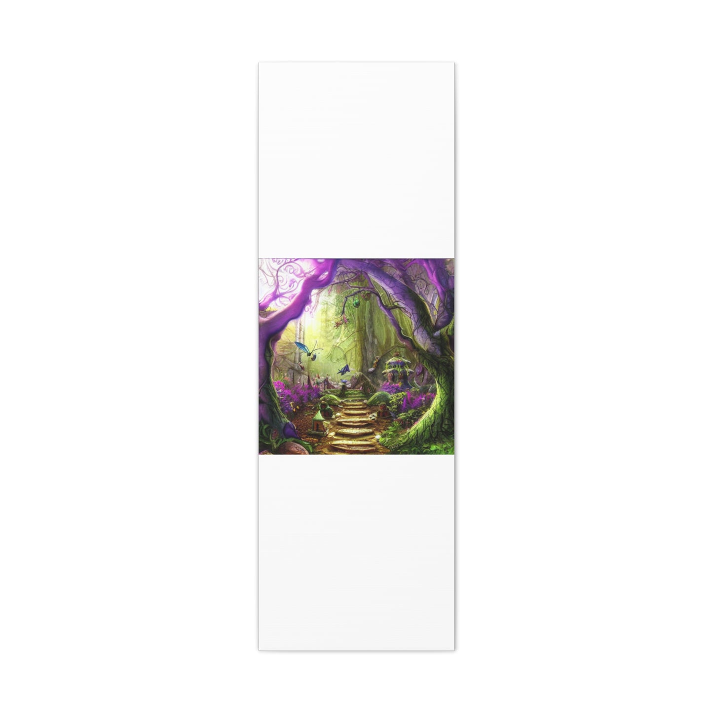Enchanted Fairy Forest Canvas Wall Art — Magical Woodland Pathway