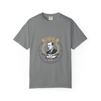 Courage Quote T-Shirt — "It Is the Courage That Counts" Motivational Tee