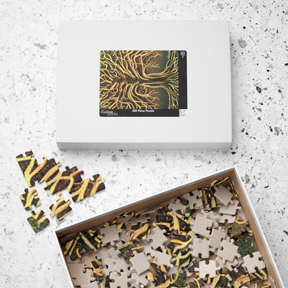 Tree of Life Jigsaw Puzzle — Intricate Root & Branch Art (110–1014 pcs)