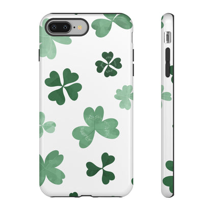 Shamrock Tough Phone Case — St. Patrick’s Day Clover Protective Cover