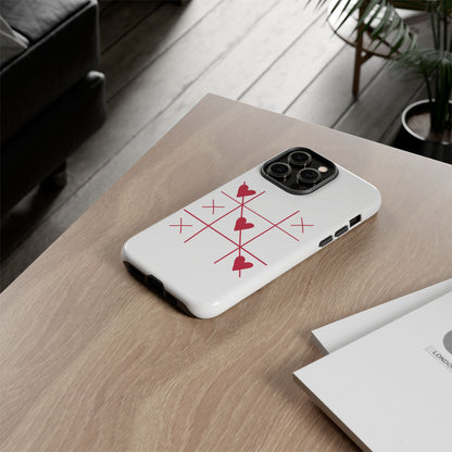 Phone Case - Tic Tac Love Heart Design (Valentine’s Day Gift)