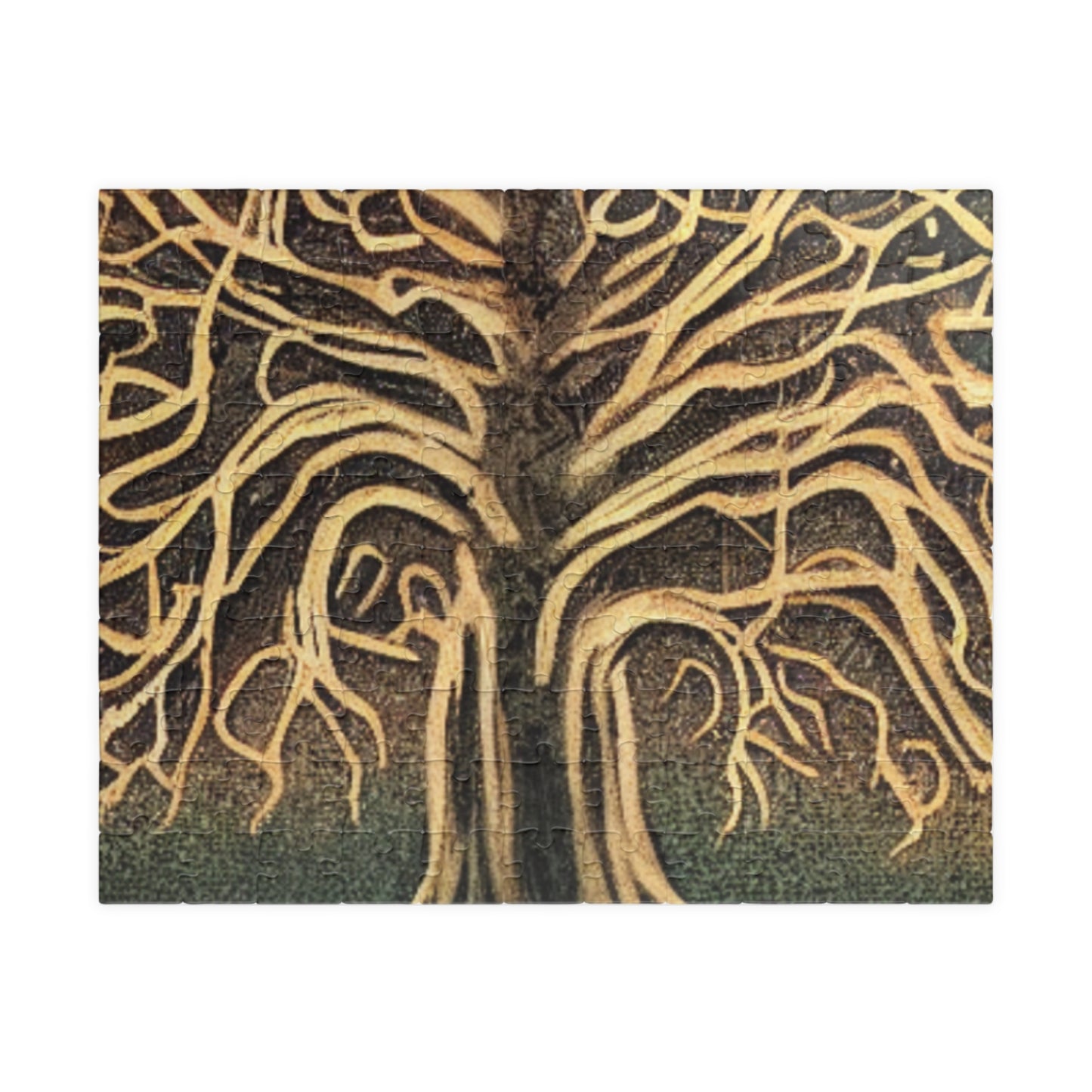 Tree of Life Jigsaw Puzzle — Intricate Root & Branch Art (110–1014 pcs)
