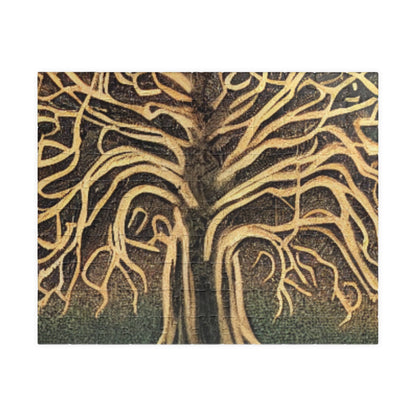 Tree of Life Jigsaw Puzzle — Intricate Root & Branch Art (110–1014 pcs)